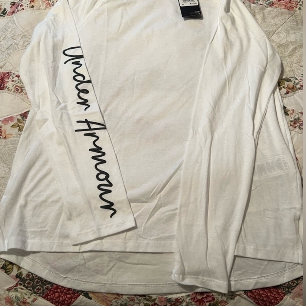 Under Armour White Long Sleeve Shirt